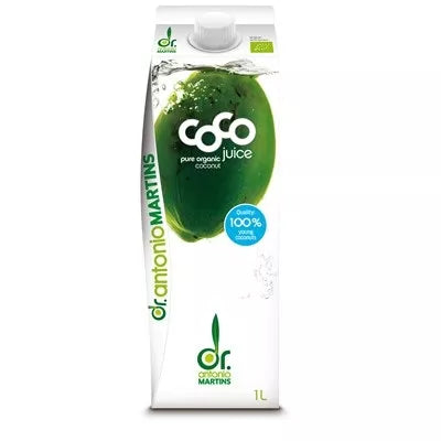 DR. MARTINS Woda kokosowa naturalna (1l) - BIO
